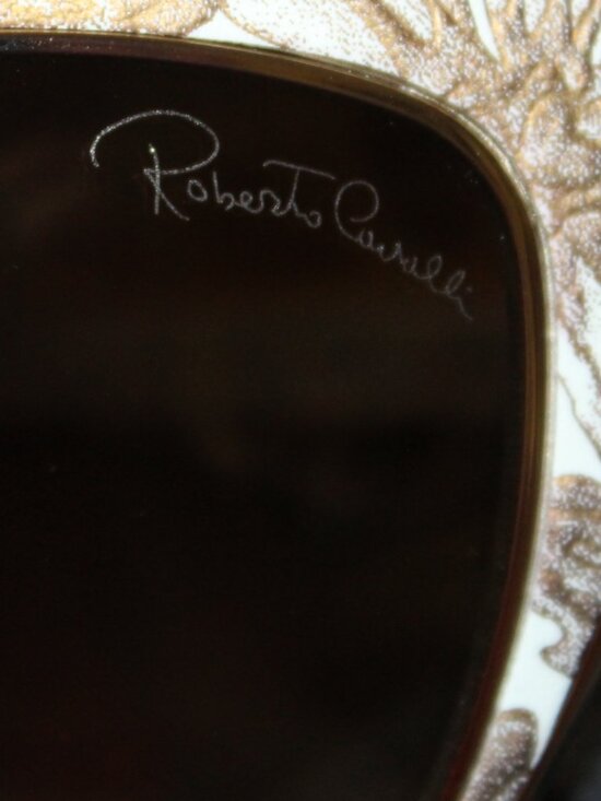 NWOT Roberto Cavalli cat eye laser cut frame 973 S Women\'s Sunglasses FABULOUS!! main image 6